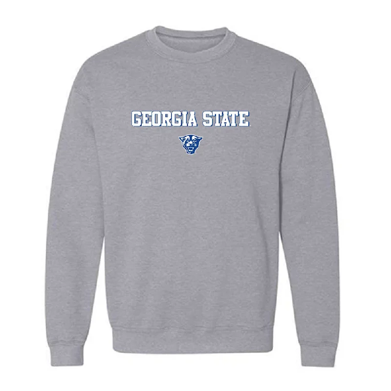 Georgia State - NCAA Women's Track & Field : Yolanda Brooks - Classic Fashion Shersey Crewneck Sweatshirt Hoodie with Hem Raw Edge Edgy Unfinished