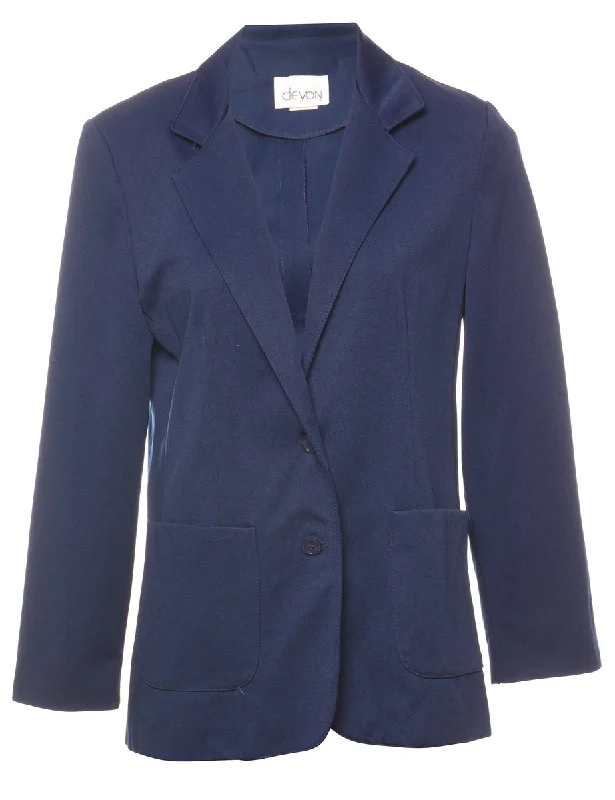 Navy Classic Blazer - M Women's Custom Suit
