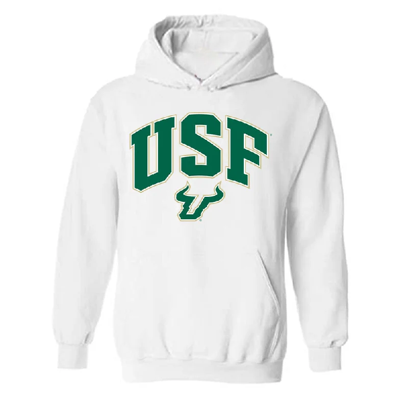 USF - NCAA Women's Track & Field : Sydni Studesville - Classic Fashion Shersey Hooded Sweatshirt Hoodie with Relaxed Fit Easy Casual