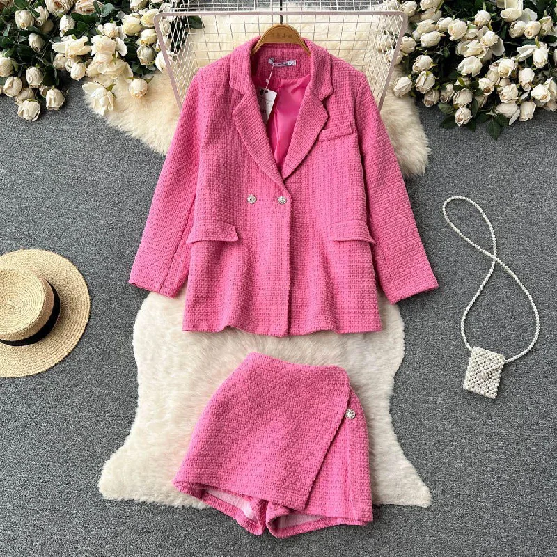 Amara Blazer and Shorts Coords Women's Custom Suit