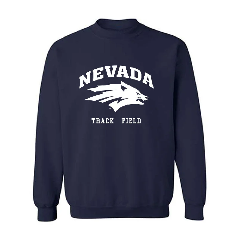 Nevada - NCAA Women's Track & Field : Misa Holland - Classic Shersey Crewneck Sweatshirt Hoodie with Magnetic Closure Innovative Modern Nevada - NCAA Women's Track & Field : Misa Holland - Classic Shersey Crewneck Sweatshirt Hoodie with Magnetic Closure Innovative Modern