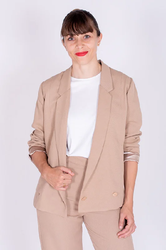 I AM Patterns Full Moon Blazer and Dress Women's Custom Jacket