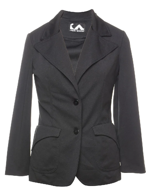Single Breasted Black Blazer - S Women's Wedding Blazer