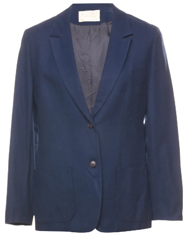 Pendleton Navy Blazer - M Women's Luxurious Suit