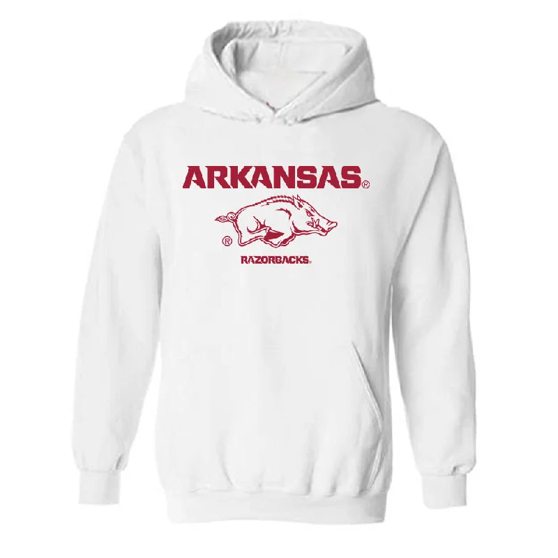 Arkansas - NCAA Women's Track & Field : Rachel Homoly - Classic Shersey Hooded Sweatshirt Hoodie with Lining Warm Insulated Arkansas - NCAA Women's Track & Field : Rachel Homoly - Classic Shersey Hooded Sweatshirt Hoodie with Lining Warm Insulated