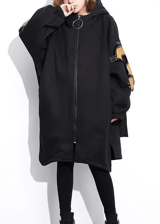 Classy black Fine Coats Women Work Outfits hooded thick Three-dimensional decoration outwears Off-the-Shoulder Jacket Double-Breasted Coat Single-Breasted Coat Classy black Fine Coats Women Work Outfits hooded thick Three-dimensional decoration outwears Off-the-Shoulder Jacket Double-Breasted Coat Single-Breasted Coat