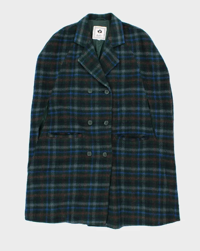 Vintage Cape Coat - M Asymmetrical Diagonal princess