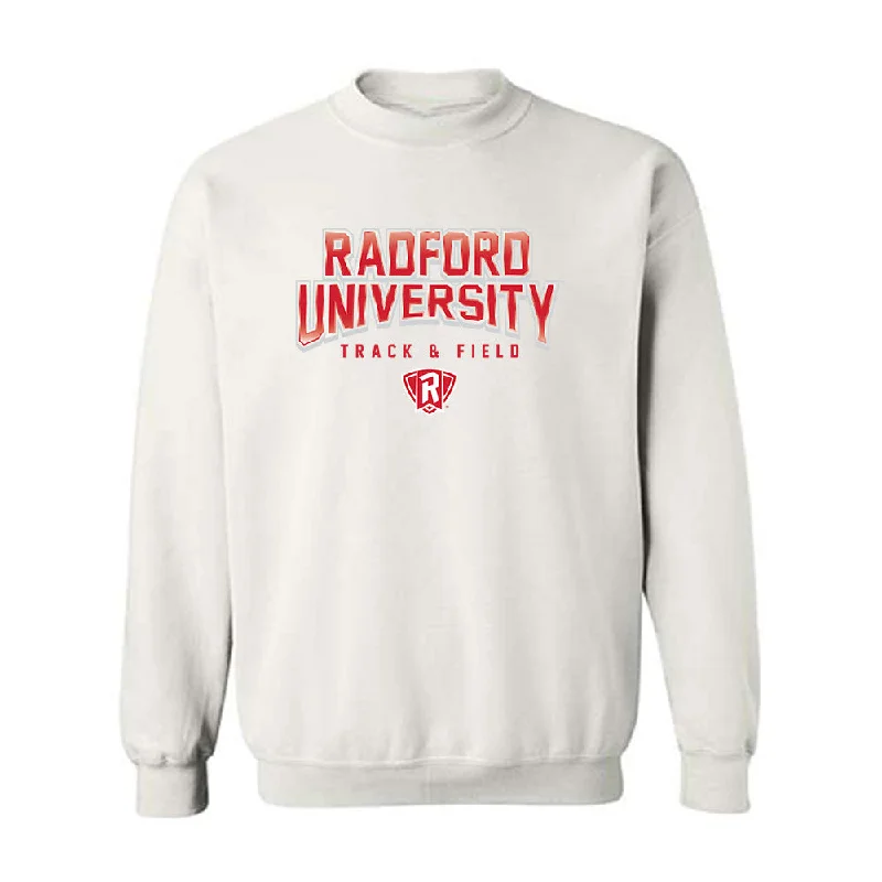 Radford - NCAA Women's Track & Field : Raichelle Cornelius - Classic Shersey Crewneck Sweatshirt Hoodie with Hem Detail Decorative Unique