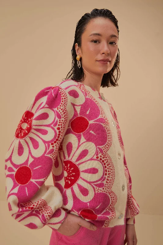 Maia Knit Cardigan Plaid Cardigan Polka Dot Checkered