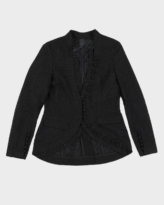 Vera Wang Black Blazer - XS Silk Women's Blazer
