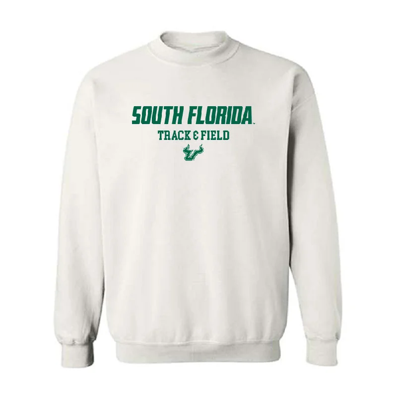USF - NCAA Women's Track & Field : Sydni Studesville - Classic Shersey Crewneck Sweatshirt Hoodie with Batwing Sleeves Loose Dramatic