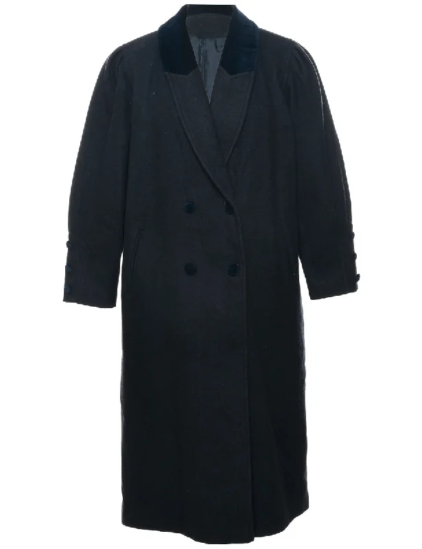Double Breasted Wool Coat - L Bolero Crop Top Camisole