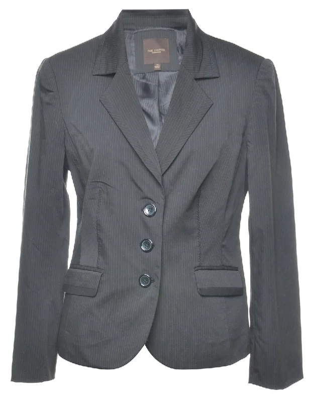 Striped Blazer - M Women's Handmade Blazer