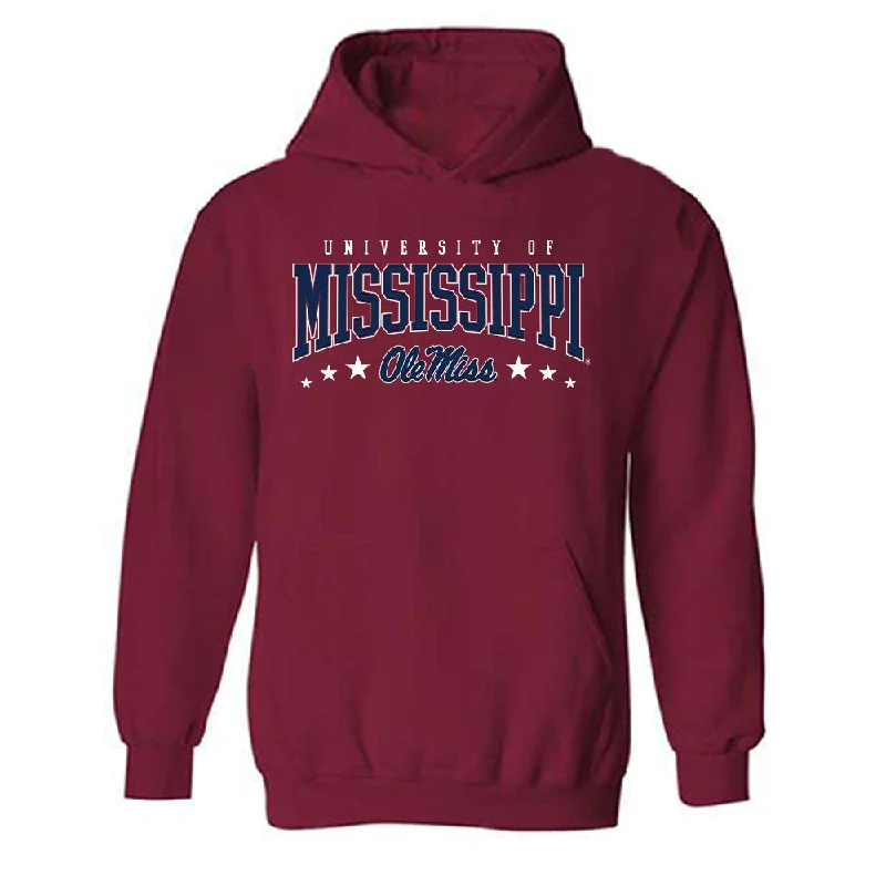 Ole Miss - NCAA Women's Track & Field : Indya Dotson - Fashion Shersey Hooded Sweatshirt Hoodie with Ribbed Neckline Snug Warm Ole Miss - NCAA Women's Track & Field : Indya Dotson - Fashion Shersey Hooded Sweatshirt Hoodie with Ribbed Neckline Snug Warm