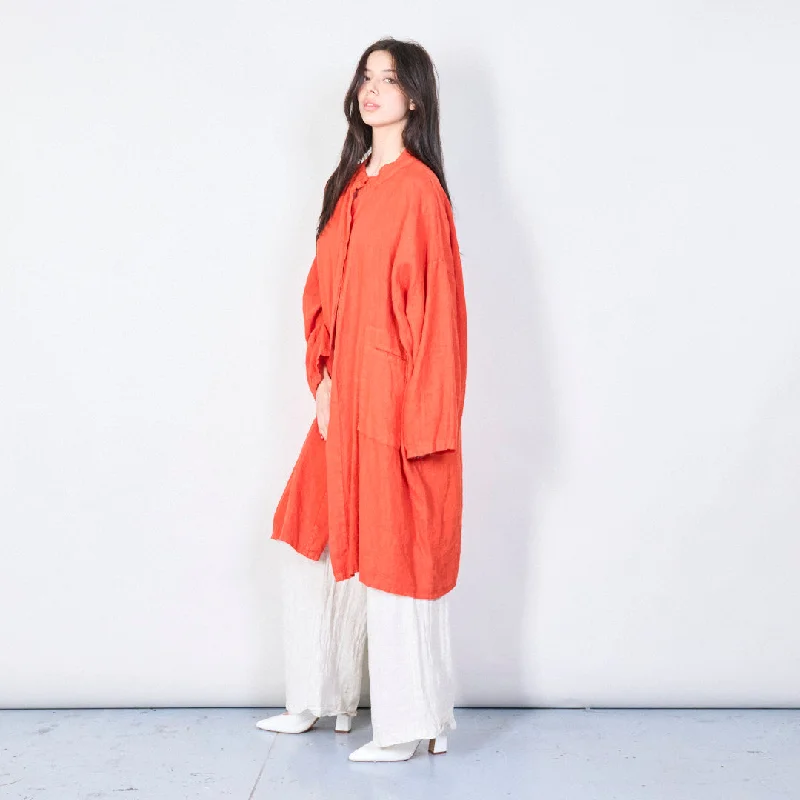 Oversize linen longline cardigan wholesale Real Fur Shearling Chenille