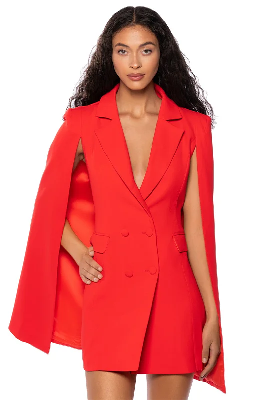 A LA MODE MINI BLAZER DRESS Women's Trendy Suit