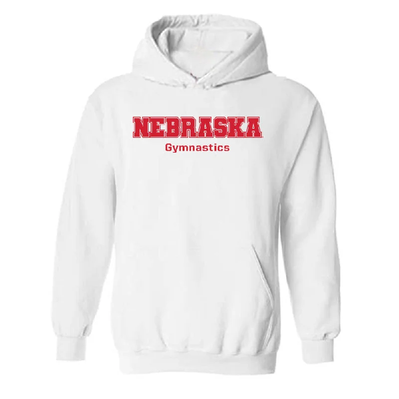 Nebraska - NCAA Women's Gymnastics : Emma Spence - Generic Shersey Hooded Sweatshirt Hoodie Sweatshirt Pullover Nebraska - NCAA Women's Gymnastics : Emma Spence - Generic Shersey Hooded Sweatshirt Hoodie Sweatshirt Pullover