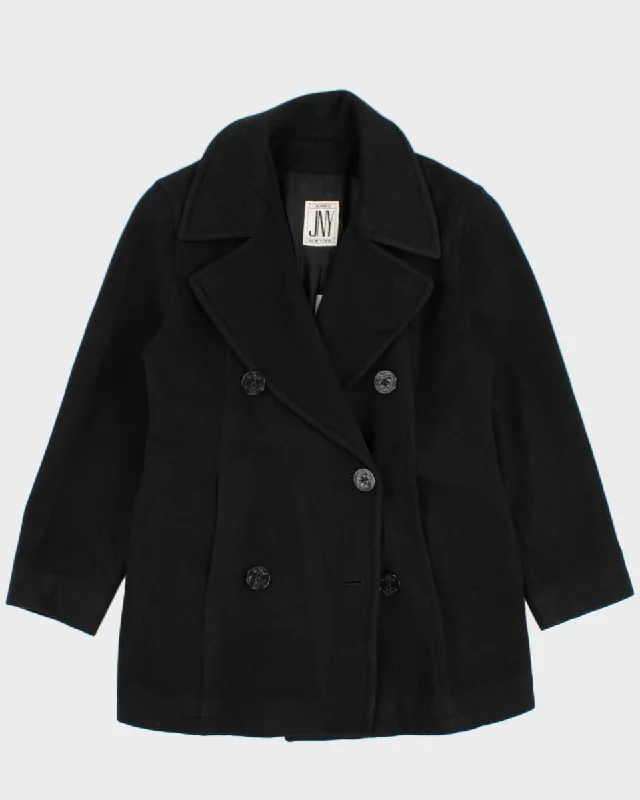 Vintage 90s Jones New York Wool Coat - L A-Line Ball Gown Mermaid