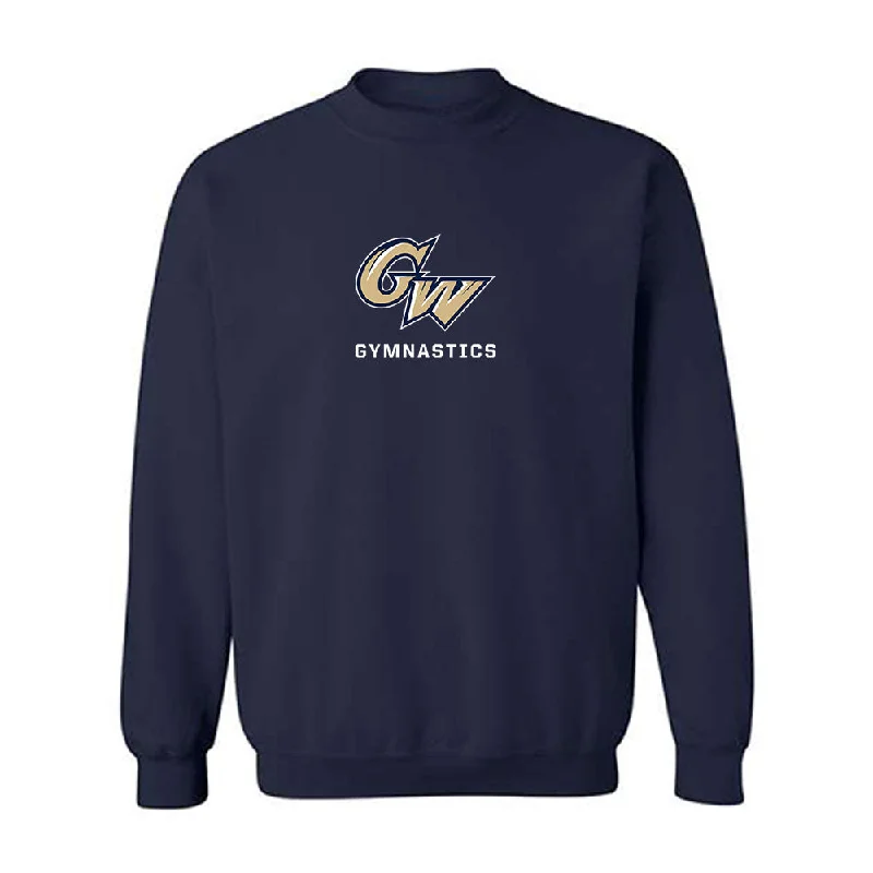 GWU - NCAA Women's Gymnastics : Maya Peters - Classic Shersey Crewneck Sweatshirt Hoodie with Ribbed Hem Stretchable Secure GWU - NCAA Women's Gymnastics : Maya Peters - Classic Shersey Crewneck Sweatshirt Hoodie with Ribbed Hem Stretchable Secure