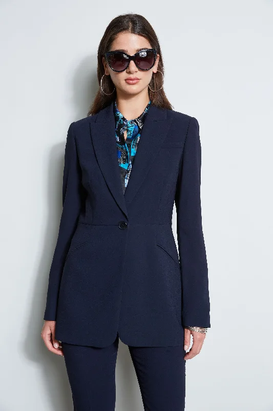 Single Button Blazer Women's High-End Blazer