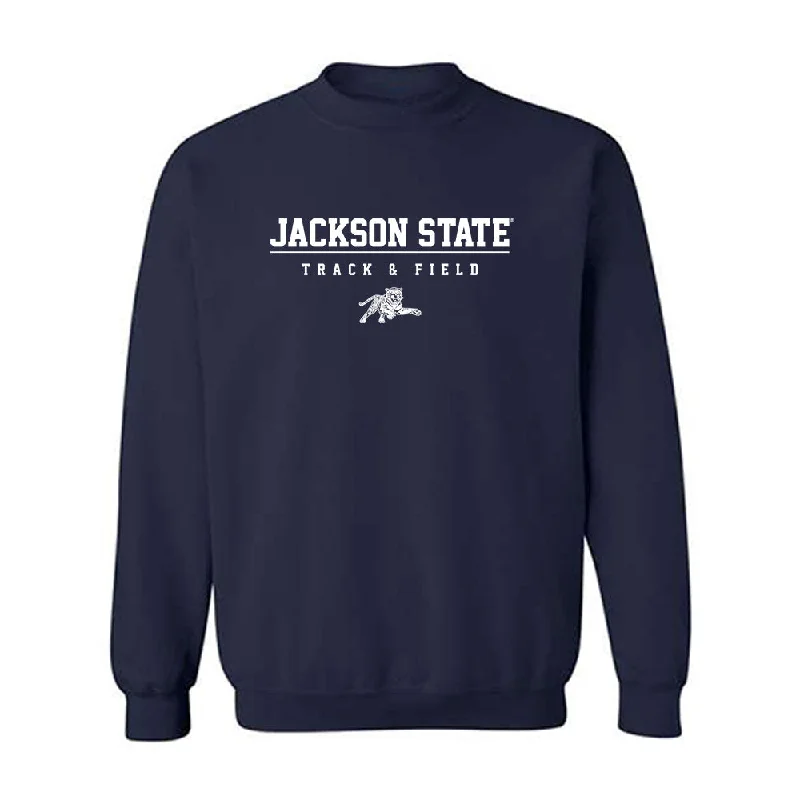 Jackson State - NCAA Women's Track & Field : Artajia Richardson - Classic Shersey Crewneck Sweatshirt Hoodie with Oversized Fit Loose Comfortable Jackson State - NCAA Women's Track & Field : Artajia Richardson - Classic Shersey Crewneck Sweatshirt Hoodie with Oversized Fit Loose Comfortable