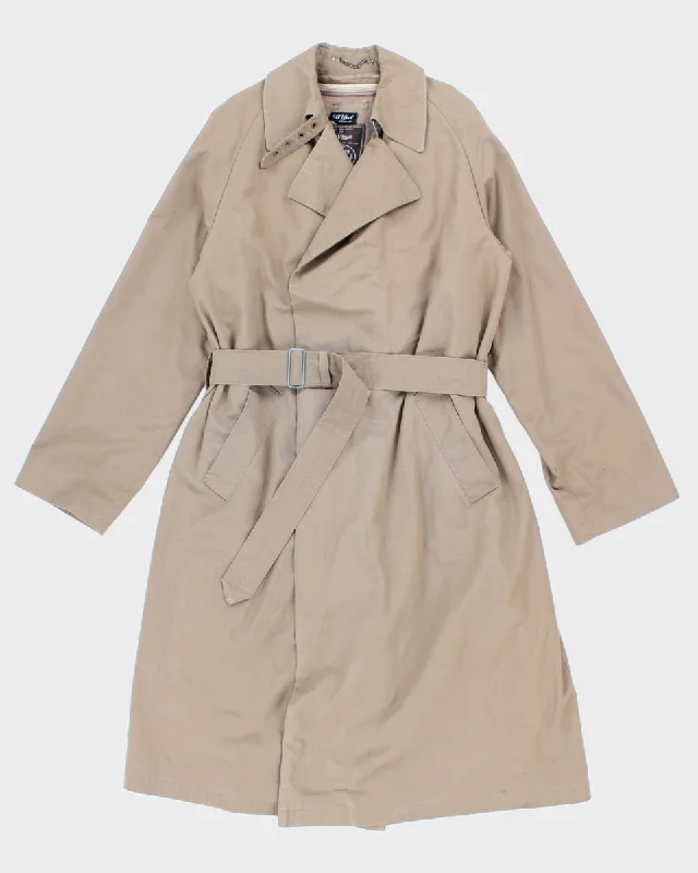 Vintage Paul Stuart Wool Lined Belted Coat - L Trapeze Tunic Caftan