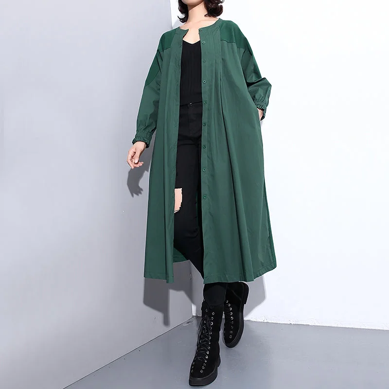 vintage green Coat plus size stand collar Winter coat women pockets patchwork Coats Peter Pan Collar Cowl Neck Turtleneck vintage green Coat plus size stand collar Winter coat women pockets patchwork Coats Peter Pan Collar Cowl Neck Turtleneck