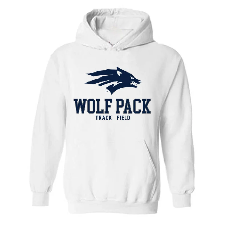 Nevada - NCAA Women's Track & Field : Meekness Dogonyaro - Classic Shersey Hooded Sweatshirt Hoodie with Earth Tones Natural Calm Nevada - NCAA Women's Track & Field : Meekness Dogonyaro - Classic Shersey Hooded Sweatshirt Hoodie with Earth Tones Natural Calm