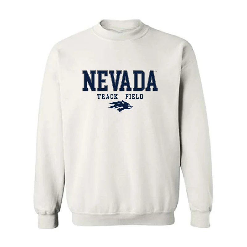 Nevada - NCAA Women's Track & Field : Misa Holland - Classic Shersey Crewneck Sweatshirt Hoodie with Snap Buttons Easy Quick Nevada - NCAA Women's Track & Field : Misa Holland - Classic Shersey Crewneck Sweatshirt Hoodie with Snap Buttons Easy Quick