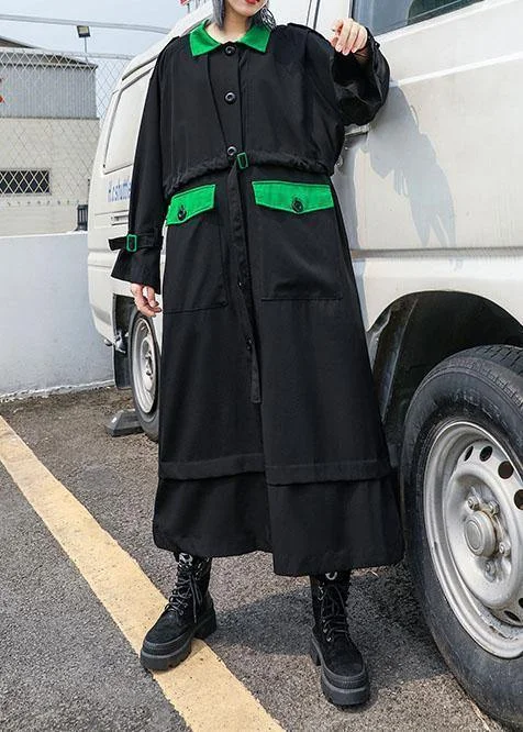 Loose black batchwrok Plus Size casual coats women Tutorials drawstring fall coat Bomber Jacket Denim Jacket Leather Jacket Loose black batchwrok Plus Size casual coats women Tutorials drawstring fall coat Bomber Jacket Denim Jacket Leather Jacket