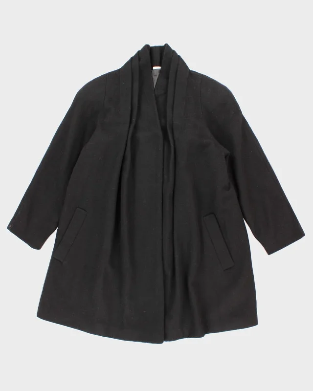 Vintage Xception Wool Coat - XL empire Basque Peplum