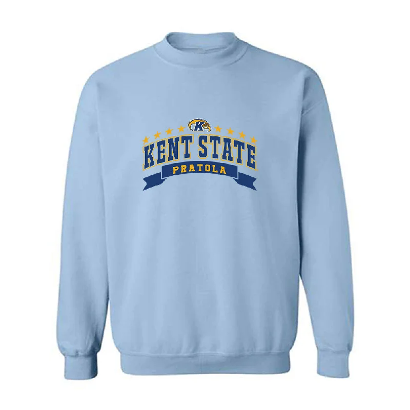 Kent State - NCAA Women's Gymnastics : Cheyenne Pratola - Classic Fashion Shersey Crewneck Sweatshirt Hoodie with Rolled Sleeves Casual Relaxed Kent State - NCAA Women's Gymnastics : Cheyenne Pratola - Classic Fashion Shersey Crewneck Sweatshirt Hoodie with Rolled Sleeves Casual Relaxed