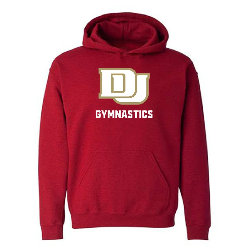 DU - NCAA Women's Gymnastics : Rosie Casali - Classic Shersey Hooded Sweatshirt Hoodie with Elastic Waist Stretchable Comfortable DU - NCAA Women's Gymnastics : Rosie Casali - Classic Shersey Hooded Sweatshirt Hoodie with Elastic Waist Stretchable Comfortable