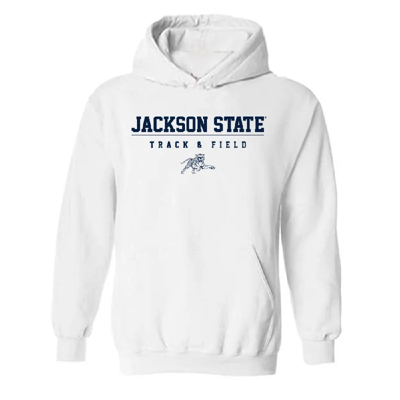 Jackson State - NCAA Women's Track & Field : Artajia Richardson - Classic Shersey Hooded Sweatshirt Hoodie with Earth Tones Natural Calm Jackson State - NCAA Women's Track & Field : Artajia Richardson - Classic Shersey Hooded Sweatshirt Hoodie with Earth Tones Natural Calm