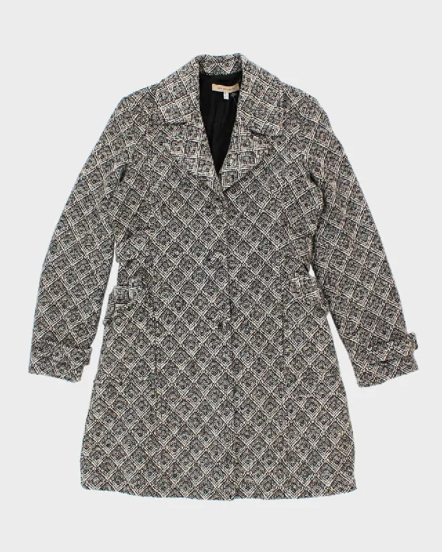 Vintage Women's See by Chloe Wool Blend Coat - S Fleece Down Feather