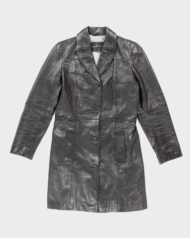Vintage Redskins Leather Coat - L Denim Leather Suede