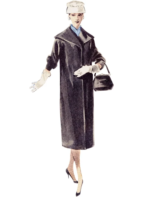 Butterick Vintage Coat B6957 Trim Padded Insulated