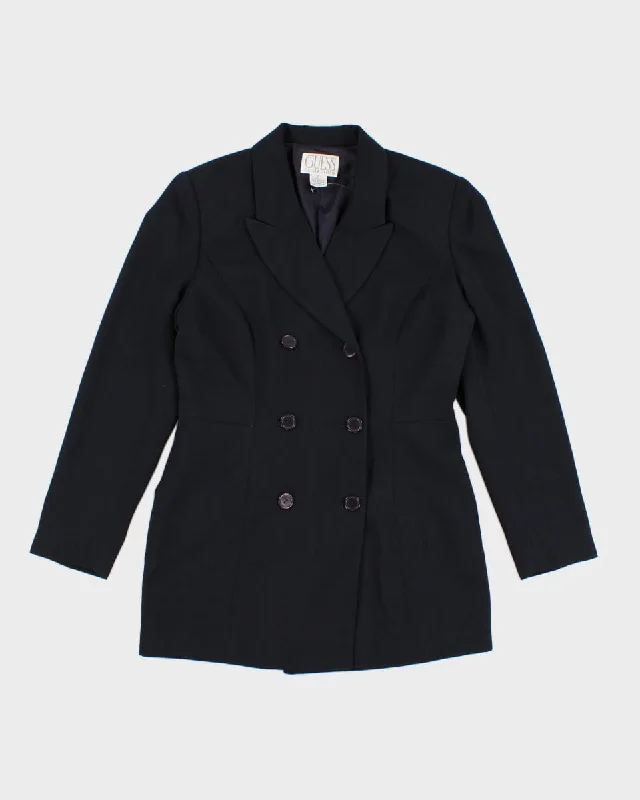 Vintage Guess Collection Navy Blazer Dress - M Women's Elegant Suit