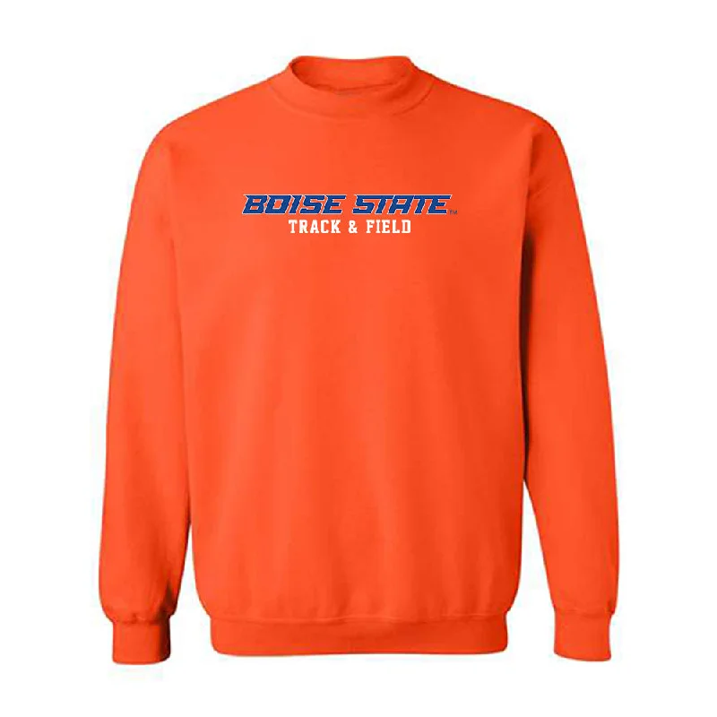 Boise State - NCAA Women's Track & Field : Ciara Brown - Classic Fashion Shersey Crewneck Sweatshirt Hoodie with Button Classic Timeless Boise State - NCAA Women's Track & Field : Ciara Brown - Classic Fashion Shersey Crewneck Sweatshirt Hoodie with Button Classic Timeless