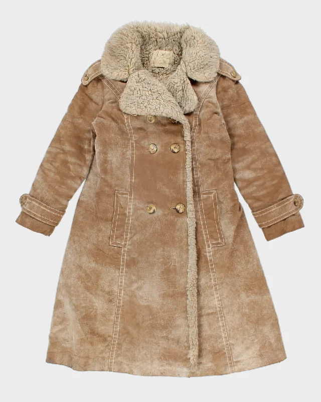 Vintage 70s Jay Wear Originals Sherpa Lined Long Coat - M Faux Fur Real Fur Shearling Vintage 70s Jay Wear Originals Sherpa Lined Long Coat - M Faux Fur Real Fur Shearling