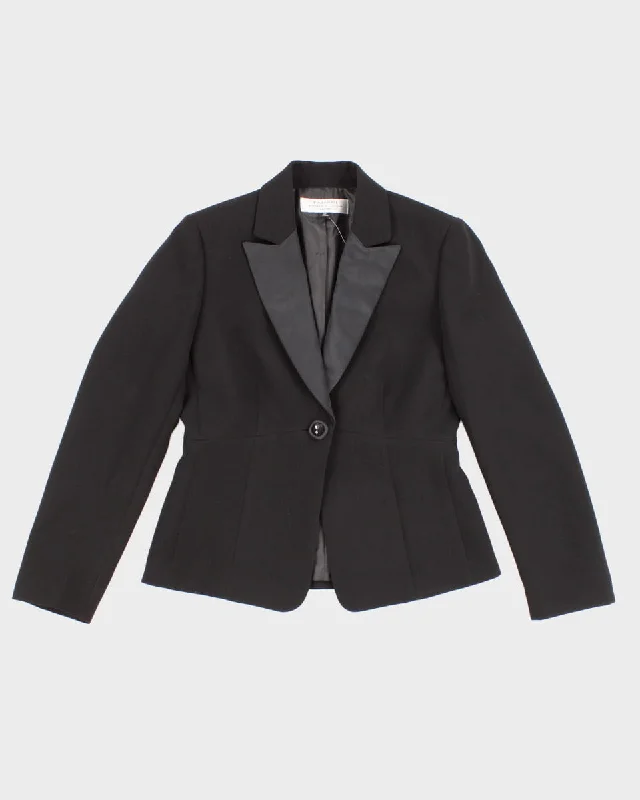 Vintage 90s Tahari By Arthur S. Levine Women's Black Fitted Blazer - S/M Women's Trendy Jacket