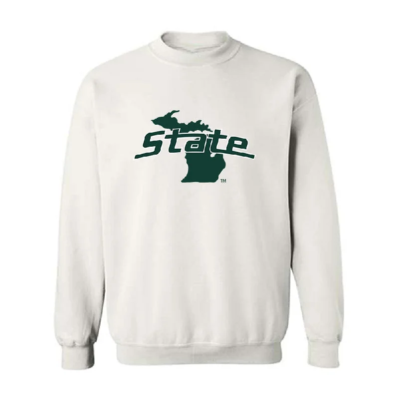 Michigan State - NCAA Women's Track & Field : Makenna Veen - Crewneck Sweatshirt Hoodie with Ribbed Hem Stretchable Secure Michigan State - NCAA Women's Track & Field : Makenna Veen - Crewneck Sweatshirt Hoodie with Ribbed Hem Stretchable Secure