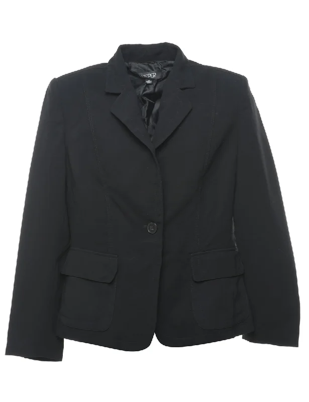 Black Blazer - L Women's Elegant Suit