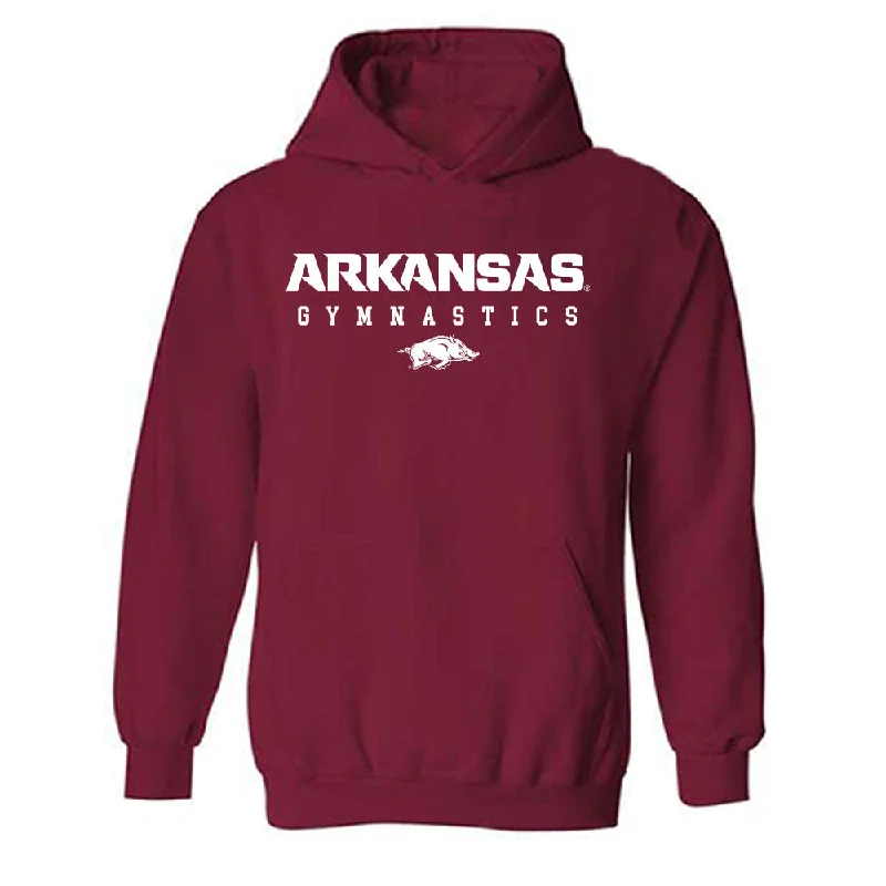 Arkansas - NCAA Women's Gymnastics : Mati Waligora - Classic Shersey Hooded Sweatshirt Cotton Hoodie Fleece Lining Warmth
