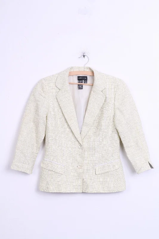 Episode Womens 8 S Set Blazer and Dress Light Green Wool Women's Navy Jacket