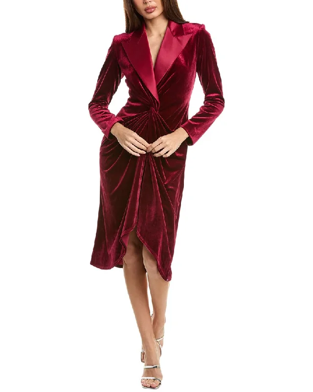 Tadashi Shoji Velvet Blazer Dress Women's Vintage Suit
