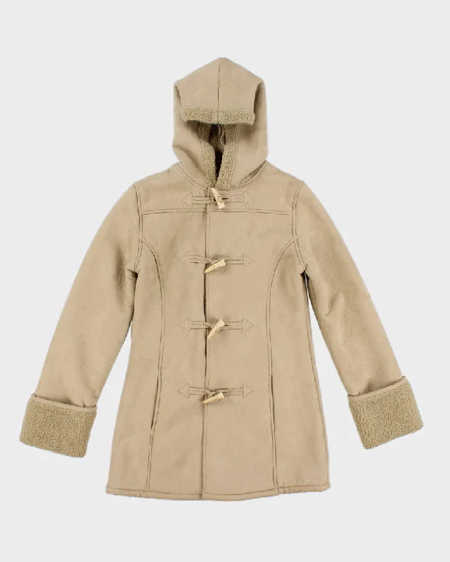 Vintage 2000s Women's Beige DKNY duffle coat - S Toggle Coat Shawl Collar Coat Notch Collar Coat Vintage 2000s Women's Beige DKNY duffle coat - S Toggle Coat Shawl Collar Coat Notch Collar Coat