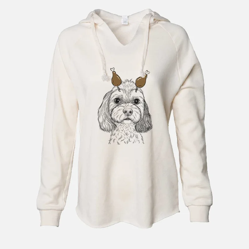 Thanksgiving Jasper Diggins the Cavapoo - Cali Wave Hooded Sweatshirt Hoodie with Toggle Buttons Decorative Unique Thanksgiving Jasper Diggins the Cavapoo - Cali Wave Hooded Sweatshirt Hoodie with Toggle Buttons Decorative Unique