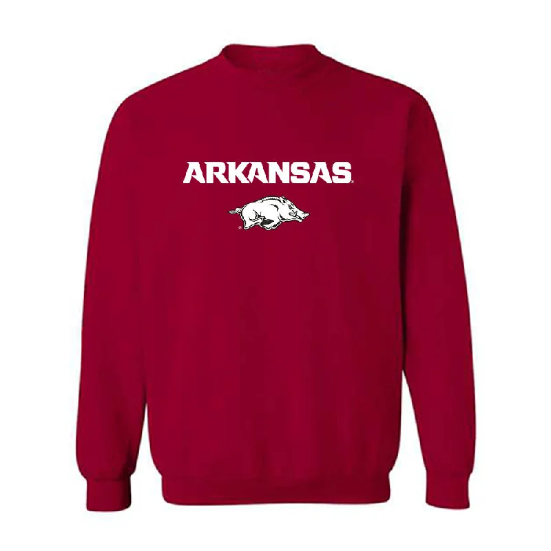 Arkansas - NCAA Women's Gymnastics : Mati Waligora - Classic Shersey Crewneck Sweatshirt Hoodie with Hem Elastic Stretchable Comfortable