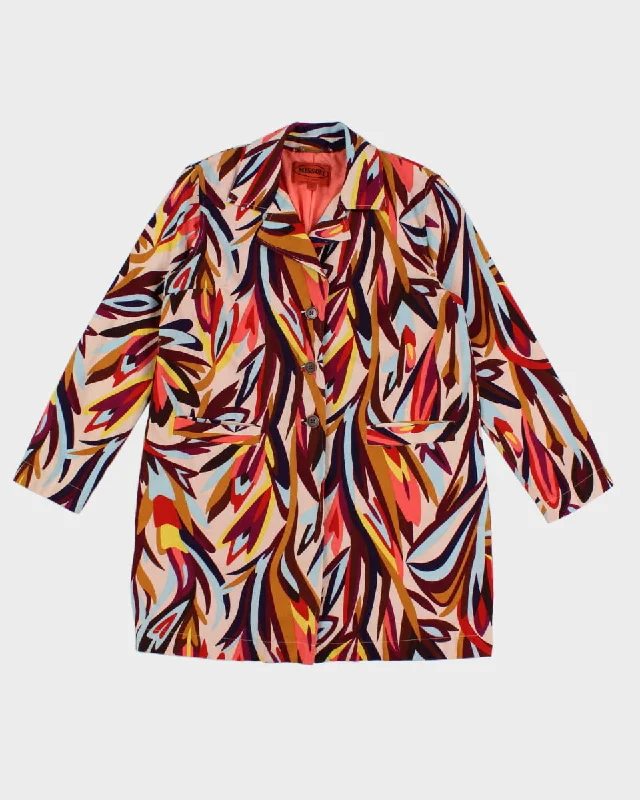 Missoni For Target Womens Printed Blazer Coat - M/L Women's Luxurious Jacket